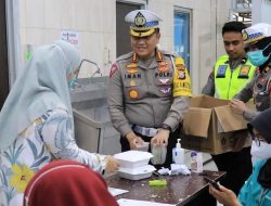 Berbagi Takjil di Rumah Sakit Kota Ternate,  Dir Lantas : Bentuk Kontribusi Positif Dalam Membantu Sesama