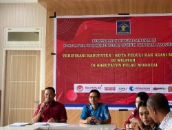 Kanwil Kemenkumham Malut Laksanakan Kordinasi dan Verifikasi Peduli HAM di Kabupaten Pulau Morotai