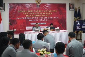 Kanwil Kemenkumham Malut Sosialisasi Target Maturitas SPIP dan Pelaksanaan Manajemen Resiko Tahun 204