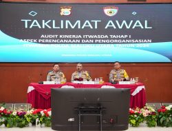 Kapolda Malut Pimpin Pembukaan Taklimat Awal Audit Kinerja Itwasda Tahap I