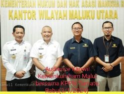 Audience dengan Kakanwil, Purwanto Sambut Hangat Kepala KPPN Ternate