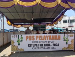 Satlantas Polres Sula Gelar Operasi Ketupat Kie Raha 2024 Jelang Hari Raya Idul Fitri