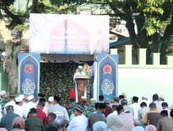 Korem 152/Baabullah Gelar Sholat Idul Fitri 1445 Hijriyah