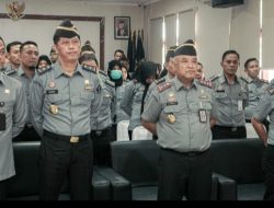 Kanwil Kemenkumham Malut Ikuti Apel Pagi dan Halal Bihalal Secara Virtual