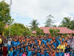 Tim KSUR PT NHM Gencar Berbagi Ilmu Metigasi Bencana Kali ini Di SD Ngaimadodera Halmahera Utara