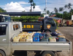 Polresta Tidore Amankan Mobil Pengangkut BBM Ilegal