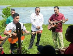 Main Alat Musik Yangere Bersama Narapidana, Kadivmin Pramoedji Dukung Kreativitas dan Kemandirian WBP