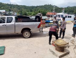 Polres Taliabu Sita 15 Dus Bir Bintang Saat Razia di Atas KM Gracelia