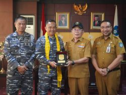 Tinjau Lahan Pembangunan Pangkalan AL Ternate, Danlanal Kunjungi Halut 