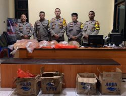 Polsek Ternate Selatan Kembali Amankan Puluhan Kantong Miras