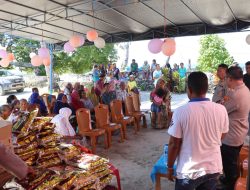 Sambut HUT Bhayangkara ke-78, Kapolres Haltim Serahkan Bansos serta Gelar Baksos