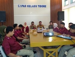 Verifikasi Lapangan Data Hasil Survey IPK-IKM, Kanwil Kemenkumham Malut Lakukan Monev di Wilayah Tidore