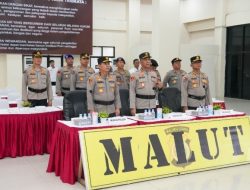 Kapolda Malut Ikuti Upacara Pemuliaan Nilai-Nilai Tribrata dalam Rangka Peringatan Hari Bhayangkara ke-78 Secara Virtual