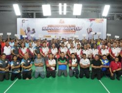 Meriahkan Hari Bhayangkara ke-78, Polda Malut Gelar Lomba Badminton