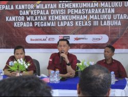 Kadivpas Kemenkumham Malut Tekankan Profesionalisme Petugas Lapas Kelas III Labuha