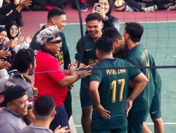 Meriahkan Hari Pengayoman ke-79, Kemenkumham Malut Gelar Pertandingan Bola Voli