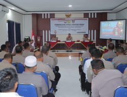 Bidpropam Polda Malut Gelar Pembinaan Etika Profesi Polri di Polres Sula
