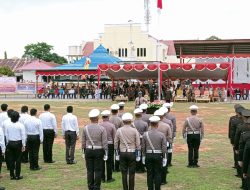 Polres Sula Gelar Upacara HUT Bhayangkara ke-78 Tahun