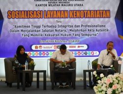 Kemenkumham Malut Gandeng Para Eksper Sampaikan Informasi Layanan Kenotariatan