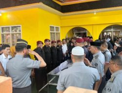 Kakanwil Purwanto Hadiri Pemakaman dan Penghormatan Terakhir ASN Kanwil Kemenkumham Malut