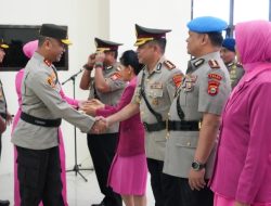 Kapolda Malut Pimpin Upacara Sertijab Tiga Pejabat Utama dan Lima Kapolres