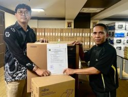 Kabag Umum Kemenkumham Malut Serah Terima Perangkat Pengolah Data dari Biro BMN Setjen
