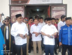 Ribuan Pendukung Antar Elang- Rahim Mendaftar ke KPU Halteng