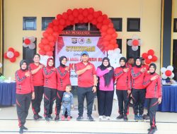 Semarak HUT Polwan ke-76, Polres Sula Gelar Olahraga Bersama