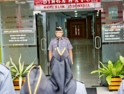 Pimpin Apel Pagi Terakhir Kanwil Kemenkumham Malut, Purwanto Sampaikan Terima Kasih dan Apresiasi