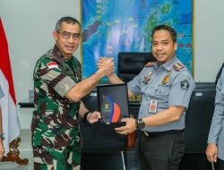 Korem 152 Babullah Sambut Baik Silaturahmi Kakanwil Andi Taletting dan Pimti Kemenkumham Malut