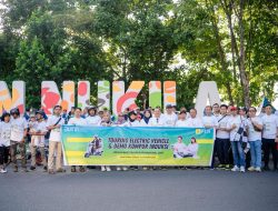 Rangkaian HPN 2024, PLN UP3 Ternate Konvoi Kendaraan Listrik dan Demo Masak Kompor Induksi