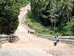 Hasil Koordinasi, PUPR Malut Janji Tahun Ini Jalan pada Jembatan 14 Sidangoli – Jailolo Diperbaiki