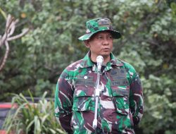 Kodim 1508/Tobelo Gelar Karya Bakti Bersihkan Pesisir Pantai Tanjung Pilawang