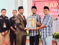 Pilkada Sula! Paslon Independen Ihsan-Darwis Dapat Nomor Urut 1