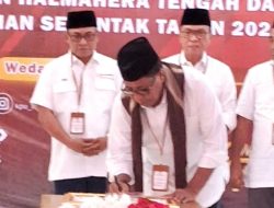 Elang – Rahim Hadiri Deklarasi Kampanye Damai yang Digelar KPU Halteng