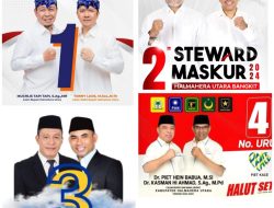 Berikut Titik Kampanye Hari Pertama 4 Paslon Bupati dan Wakil Bupati Halut
