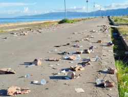 Kampanye di Sula, Paslon Bela- Sarbin Sisakan Sampah Makanan dan Botol Minuman, Warga Minta Segera di Angkat