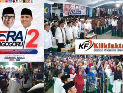 Tanda Kemenangan, Ribuan Orang Hadiri Kampanye Elang- Rahim di Patani Utara