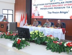 Polda Malut Gelar Pelatihan Keterampilan bagi Personel Jelang Pensiun