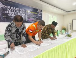 Mewakili Haji Robert (Romo) Nitiyudo Wachjo, NHM Hadiri Undangan Sosialisasi Mitigasi Bencana di Halmahera Utara