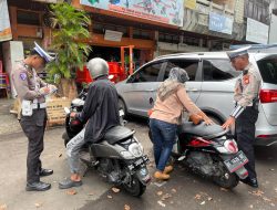 Hari ke 11 Ops Zebra Kie Raha 2024 : 335 Pengendara di tilang dan 426 Pengendara mendapat Teguran