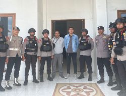 Personel OMP Kie Raha Gelar Patroli di Kantor Bawaslu Malut untuk Pastikan Pilkada Aman