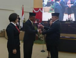 Karwanto dan Inggrid Jabat Ketua dan Wakil DPRD Halut Sementra