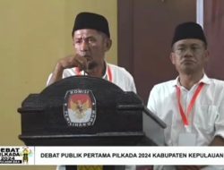 Debat Perdana, Paslon ISDA Sampaikan Visi Misi dan Ucapan Terima Kasih Kepada Masyarakat Sula