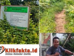 Proyek Jalan Tani  di Desa Pantura Jaya Mangkrak, Kadistan Halteng Surati Kontraktor