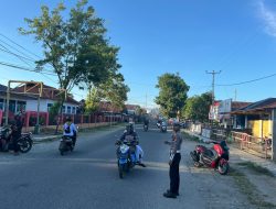 Gatur Pagi Satlantas Polres Sula Menyelaraskan Arus, Membangun Harmoni bersama Masyarakat