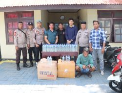 Hari Kedua Ops Pekat, Polres Sula Berhasil Amankan Ratusan Miras Cap Tikus