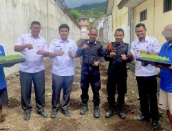 Dukung Ketahanan Pangan, Warga Binaan Rutan Ternate Tanam Sayur-mayur
