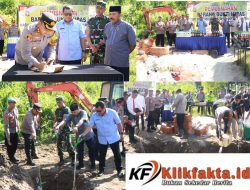 Polres Halteng Musnahkan Ratusan Botol Miras Jelang Nataru