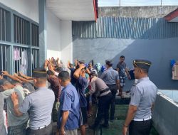 Perketat Keamanan Jelang Nataru, Rutan Soasiu Gelar Penggeledahan Bersama Polresta Tidore